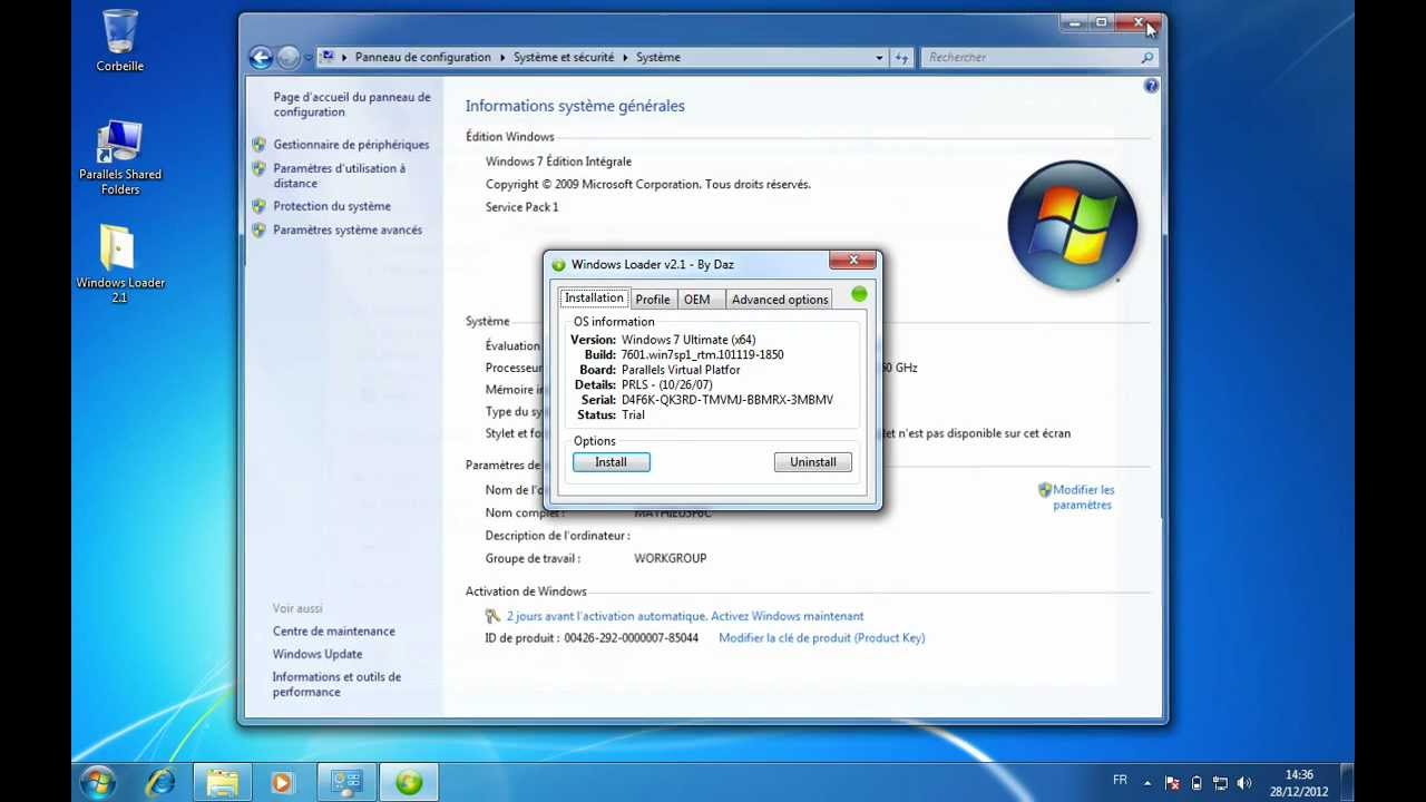 windows 7 loader slic activation free download